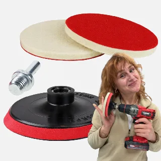 Brusný disk a plštěný kotouč