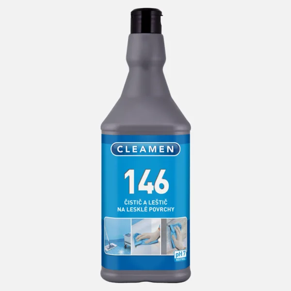 Neutrální čistič a leštič na lesklé povrchy CLEAMEN 146 (1 L)