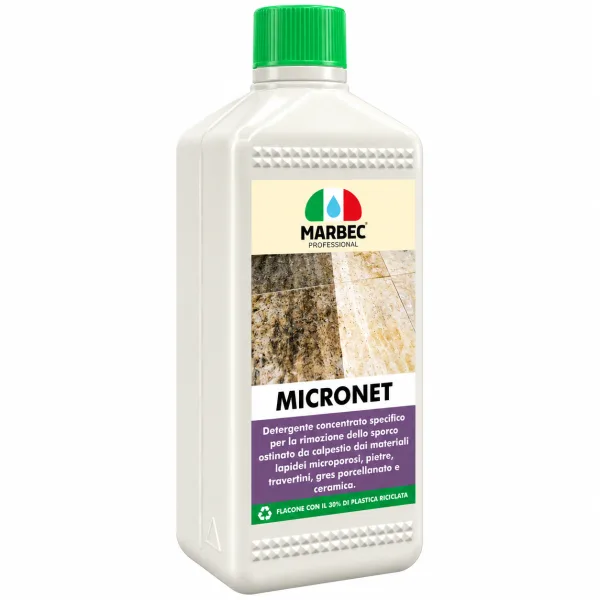 MICRONET® — pro hloubkové čištění odolných nečistot z mikropórů keramiky, přírodního kamene