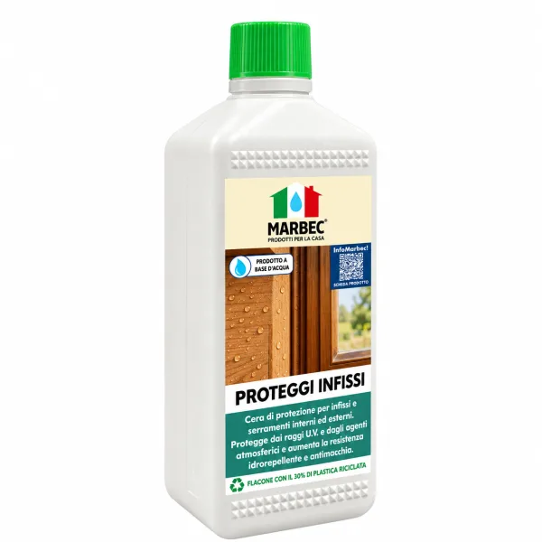 PROTEGGI INFISSI — Ochranný vosk pro rámy oken a dveří z PVC, hliníku, dřeva a kovu (500 ml)