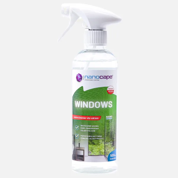 Čistič oken a impregnace s nano stříbrem Windows (500 ml)
