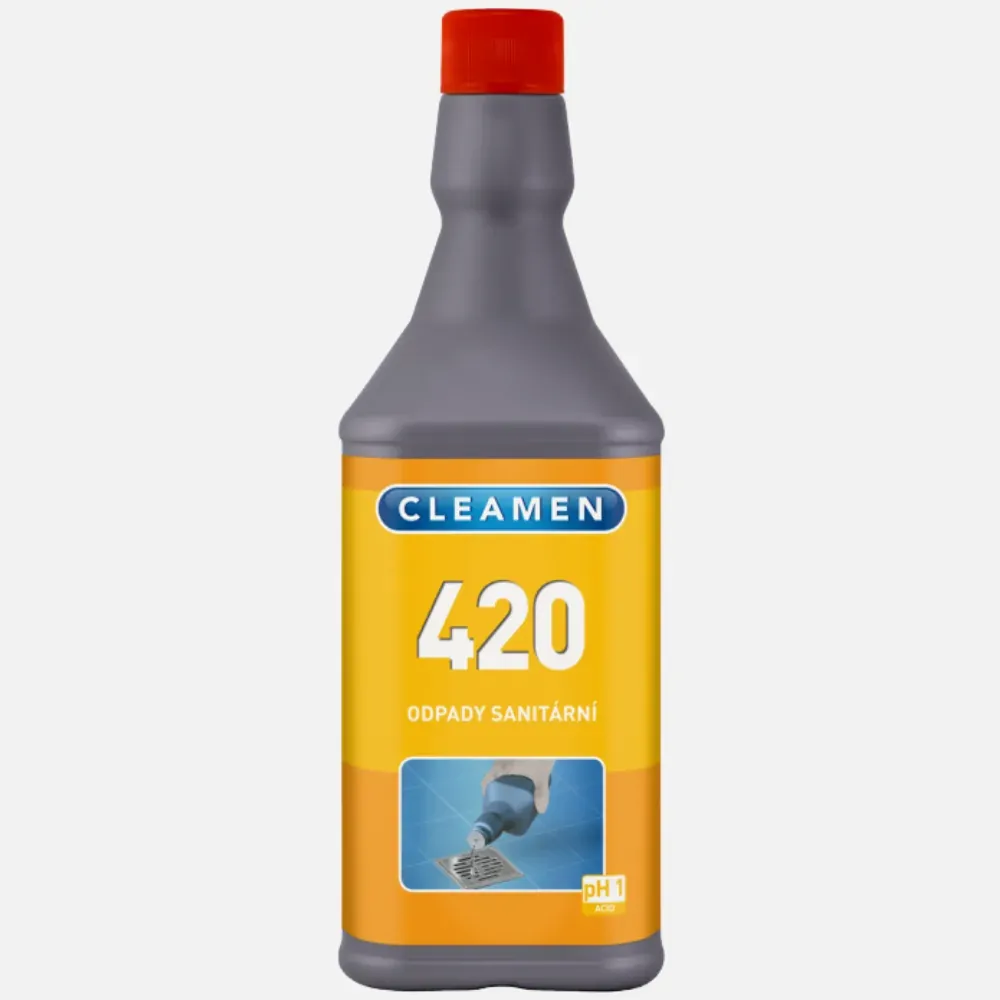 Silný čistič odpadů sanitární Cleamen 420 (1 L)