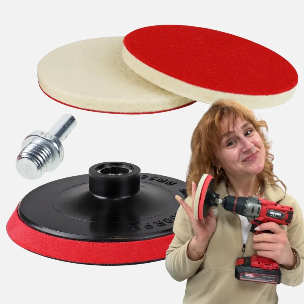 Brusný disk a plštěný kotouč Ø125