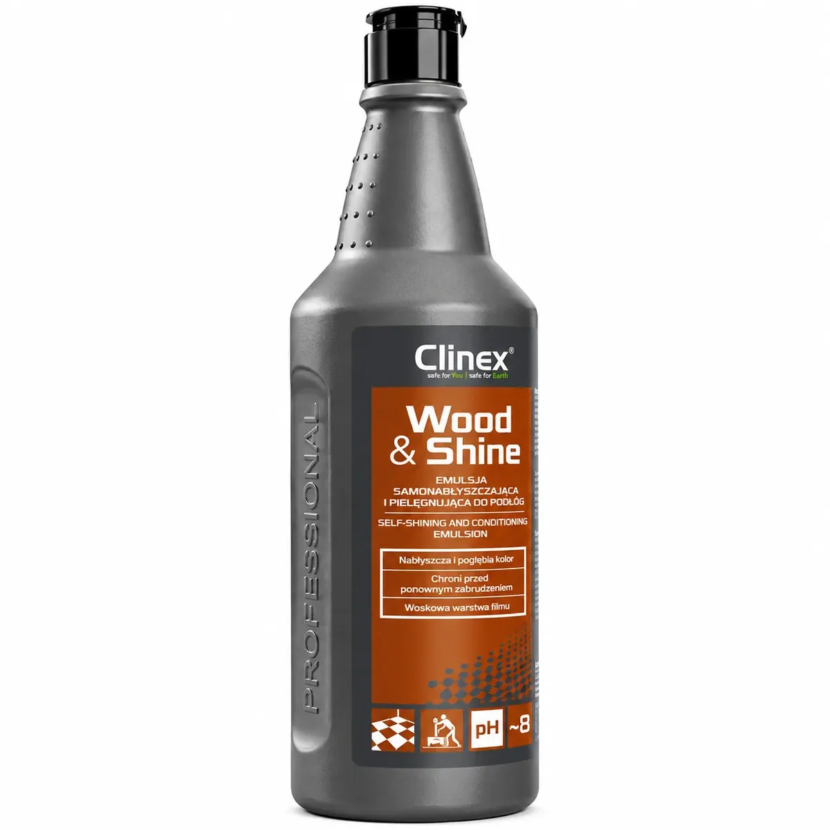 CLINEX WOOD&SHINE - emulze na ochranu laminátových a lakovaných dřevěných podlah