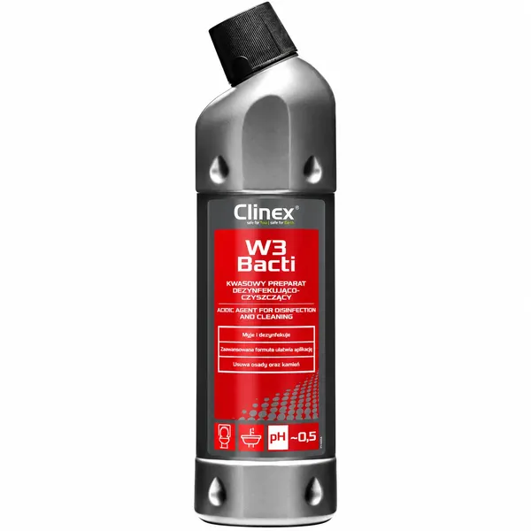 CLINEX W3 BLUE – vysoce účinný a rychle působící toaletní gel
